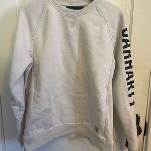 Carhartt Ivory Sweatshirt with Logo